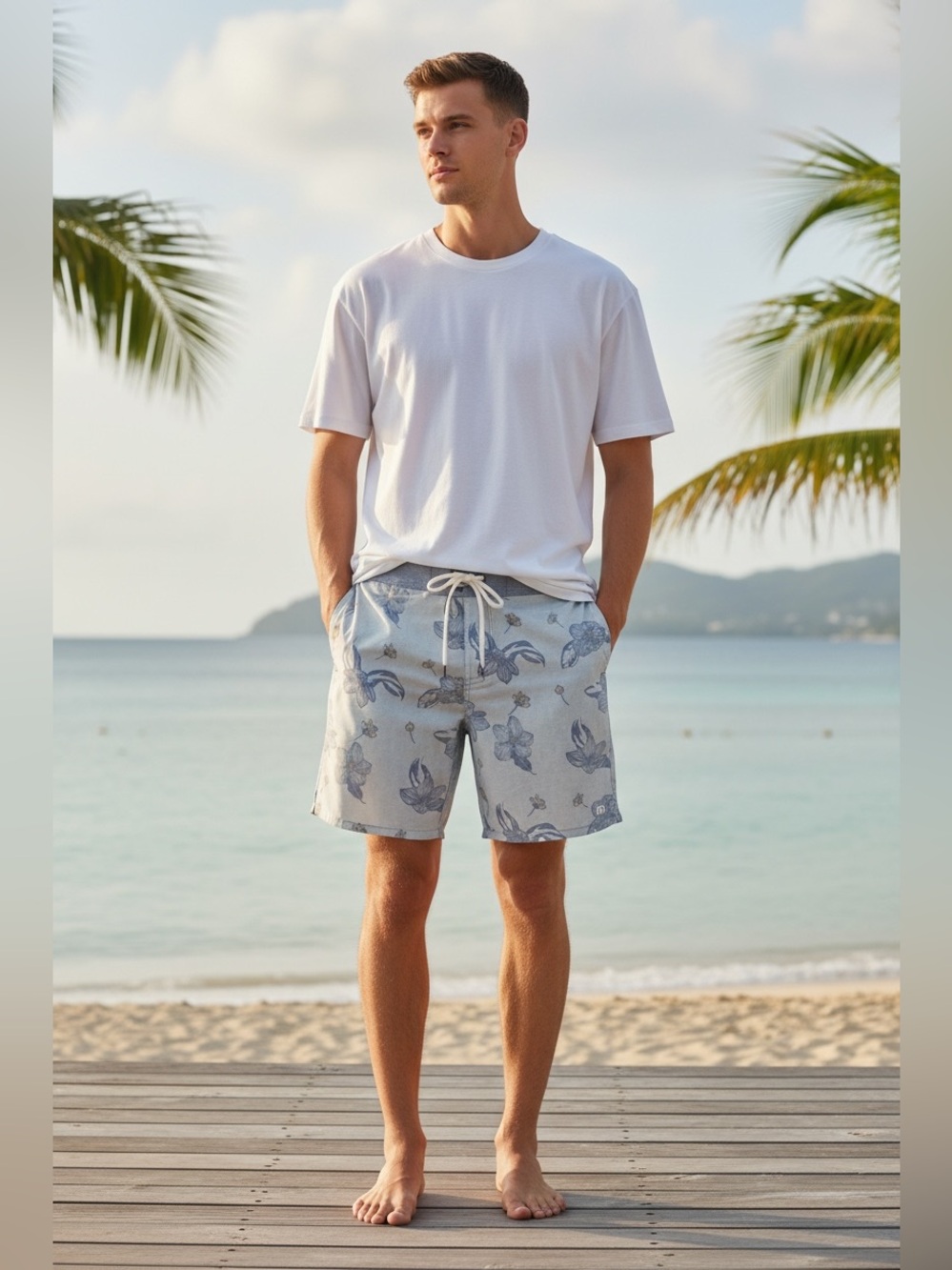 TravisMathew Lull in the Action Board Shorts, 

9” Size 34